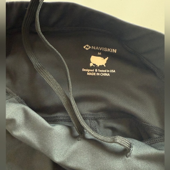 Naviskin Padded Cycling Bike Capris Black Stretch Legging Short Women’s Medium - Picture 9 of 12